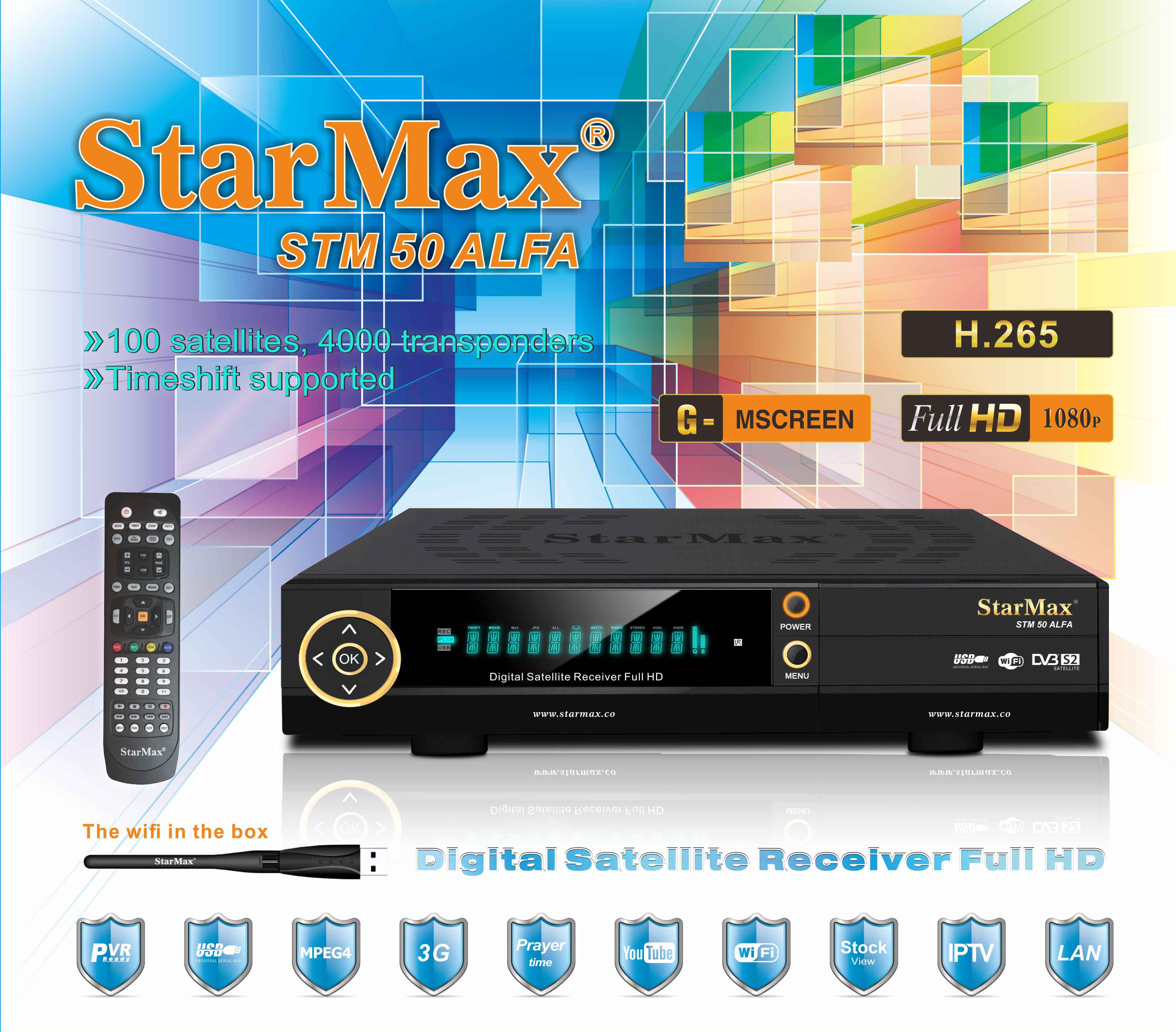 StarMax STM 50 ALFA Full HD Receiver New Software Dish Download