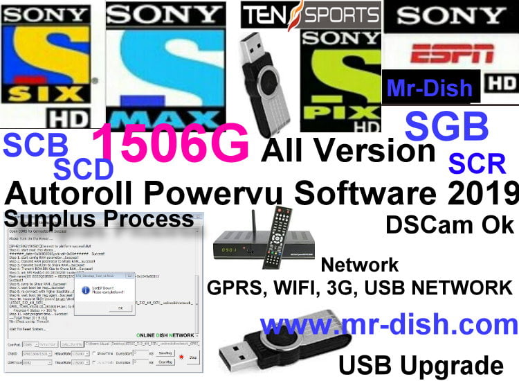 Multimedia 1506G All Version New Autoroll Powervu Software 2019