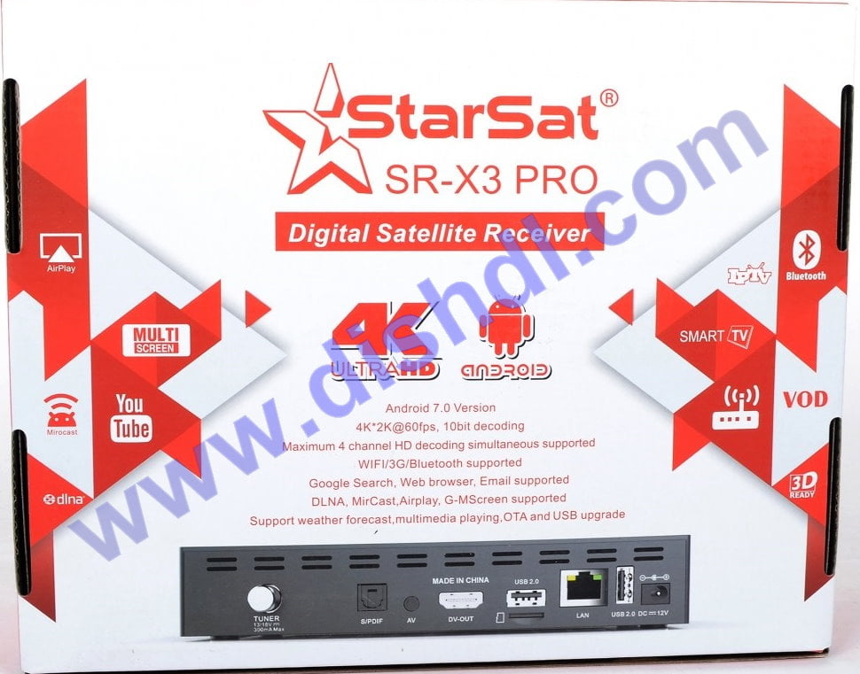 Starsat SR-X3 PRO Latest Software Starsat SR-X3 PRO Latest Software