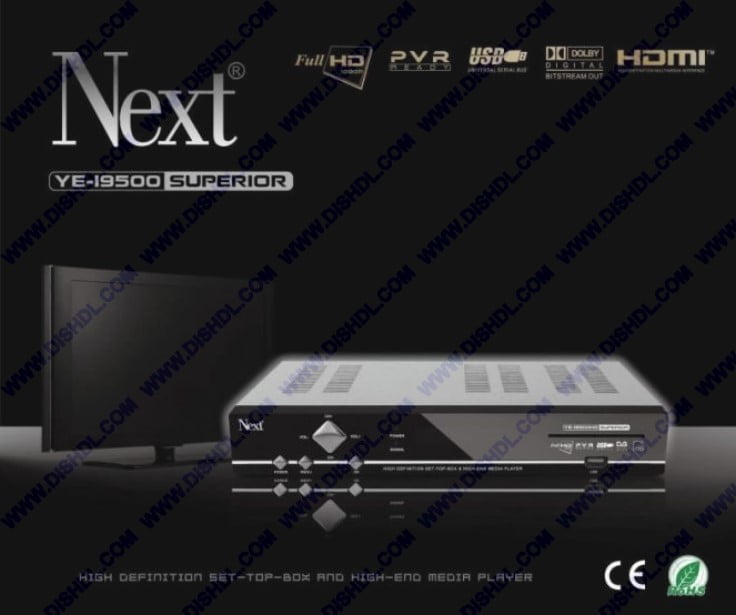 NEXT YE-19500 SUPERIOR HD SOFTWARE UPDATE