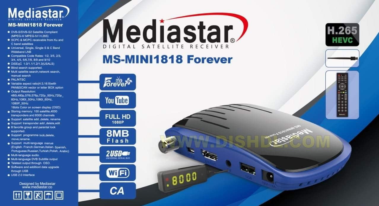 MEDIASTAR MS-MINI1818 FOREVER RECEIVER SOFTWARE MEDIASTAR MS-MINI1818 FOREVER RECEIVER SOFTWARE