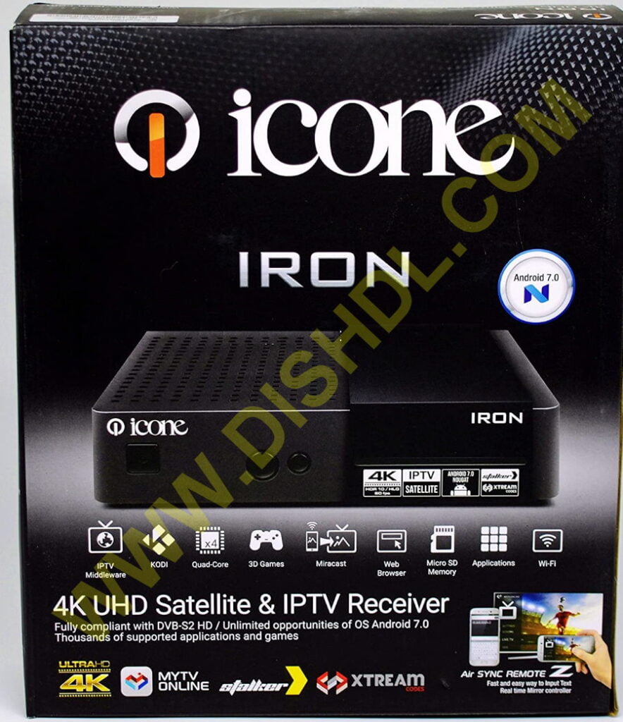 ICONE IRON 4K UHD RECEIVER SOFTWARE UPDATE