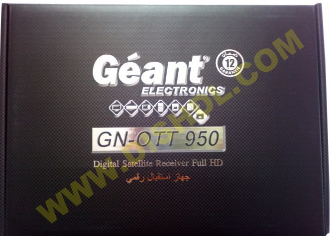 GEANT GN-OTT 950 SOFTWARE UPDATE