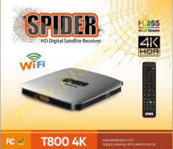 SPIDER T800 4K NEW SOFTWARE UPDATE
