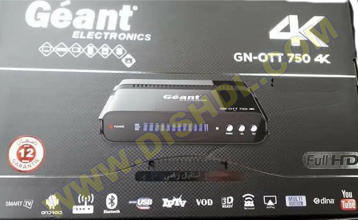 GEANT GN-OTT 750 4K SOFTWARE UPDATE