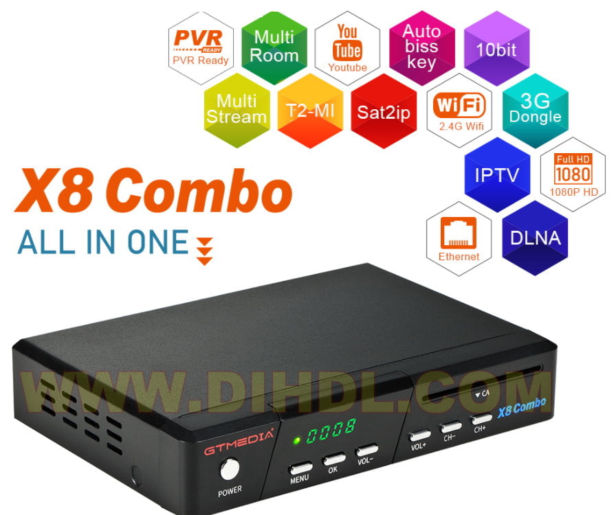 GTMEDIA X8 COMBO NEW SOFTWARE UPDATE