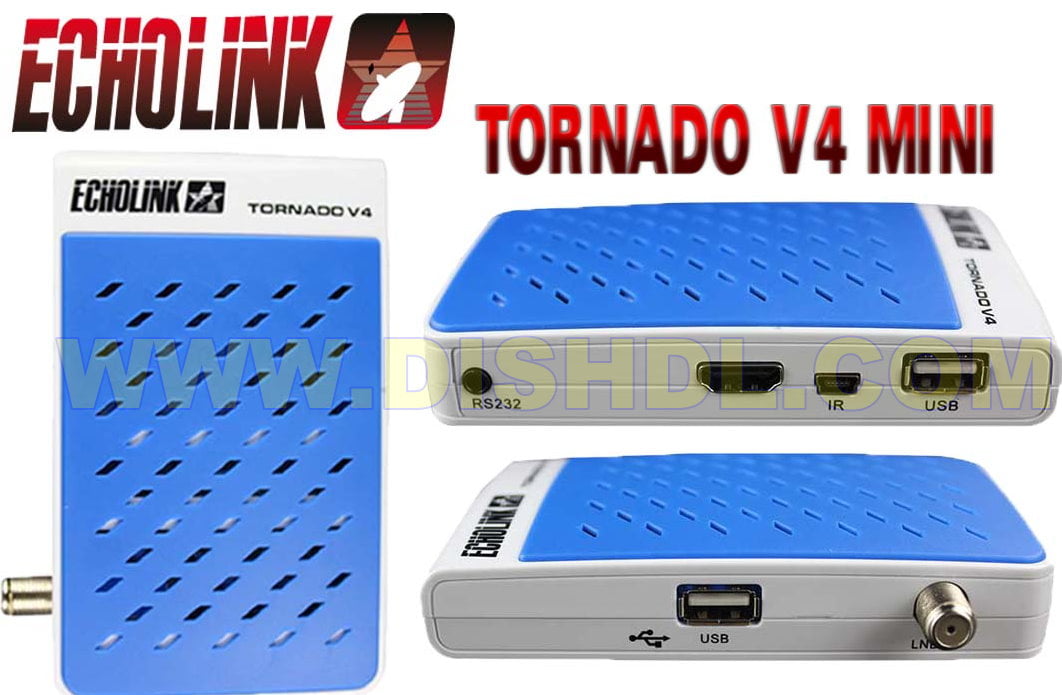 Echolink Tornado V4 Super + Clé wifi + abonnement IPTV 12 Mois