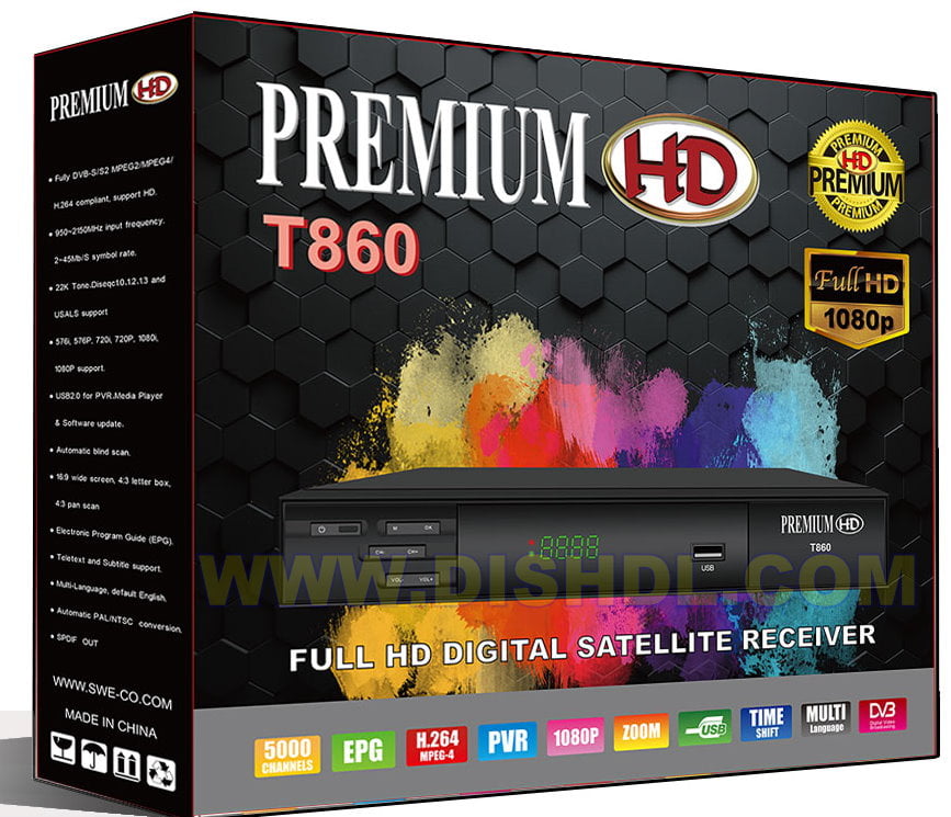 PREMIUM HD T860 RECEIVER SOFTWARE UPDATE