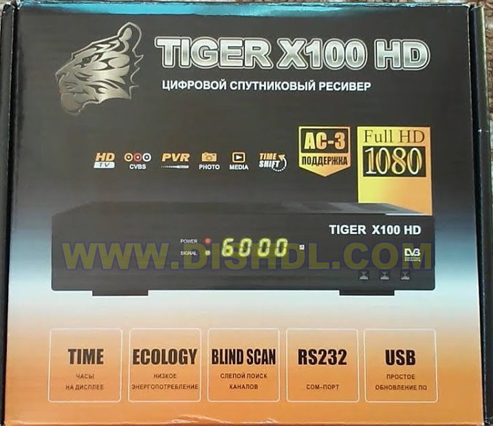 TIGER X100 HD RECEIVER NEW SOFTWARE UPDATE