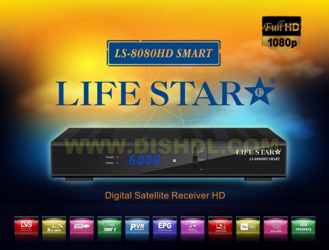 LIFESTAR LS 8080 HD SMART SOFTWARE UPDATE