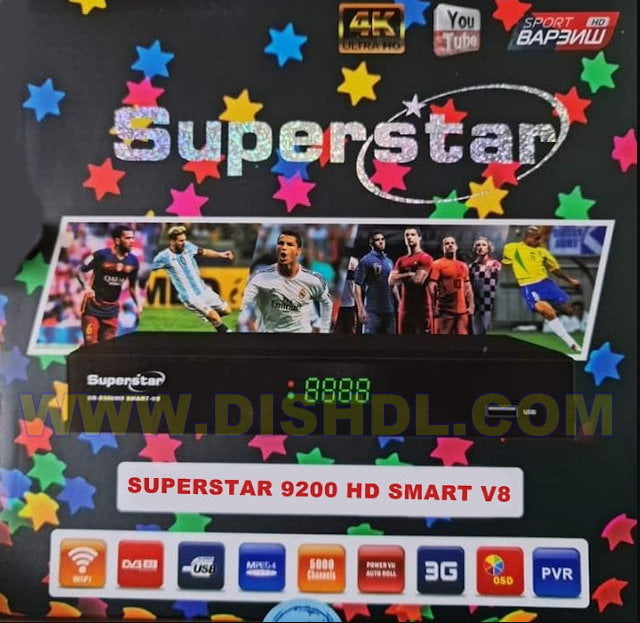 SUPERSTAR 9200 HD SMART V8 SOFTWARE UPDATE