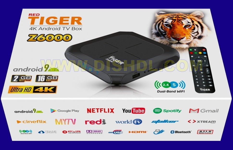 RED TIGER Z6000 NEW SOFTWARE UPDATE