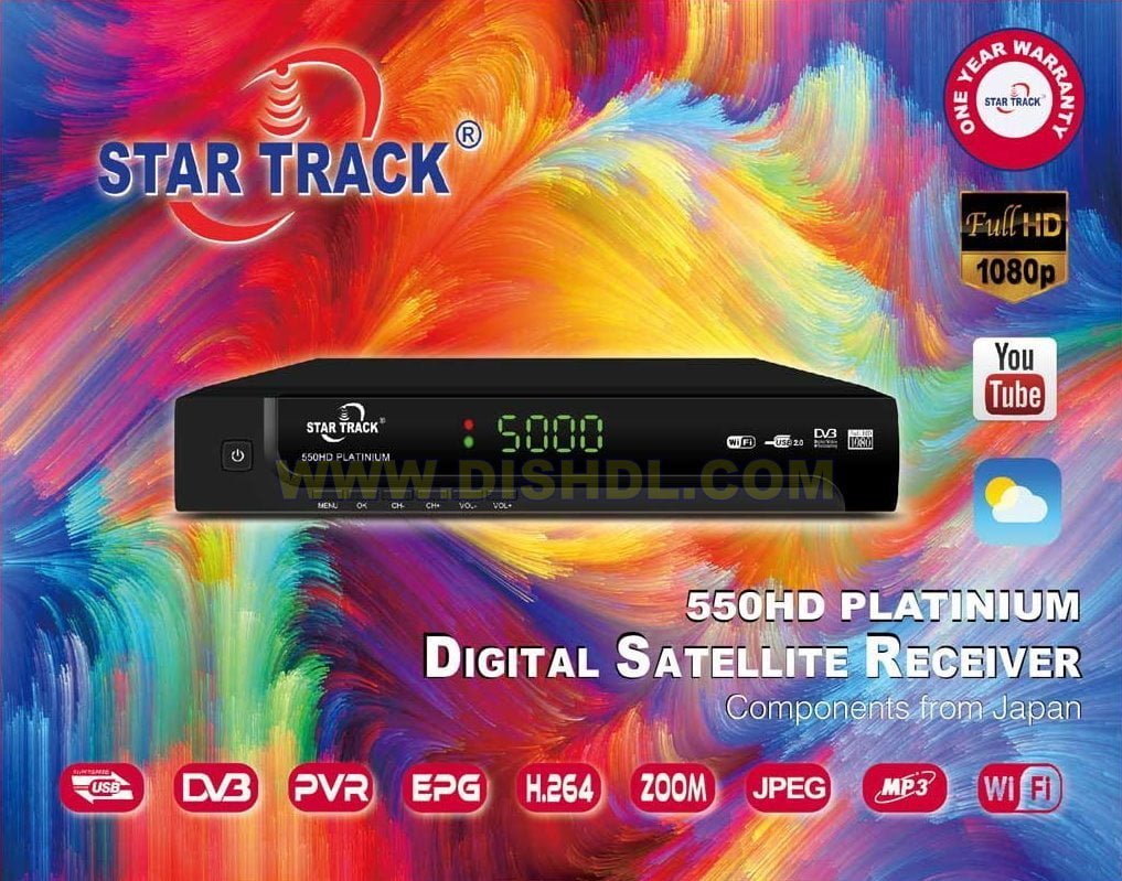STARTRACK SRT 550HD PLATINUM NEW SOFTWARE