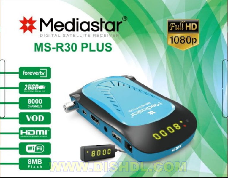 MEDIASTAR MS-R30 PLUS NEW SOFTWARE UPDATE