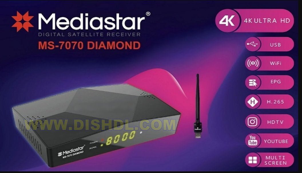MEDIASTAR MS-7070 DIAMOND SOFTWARE UPDATE MEDIASTAR MS-7070 DIAMOND SOFTWARE UPDATE