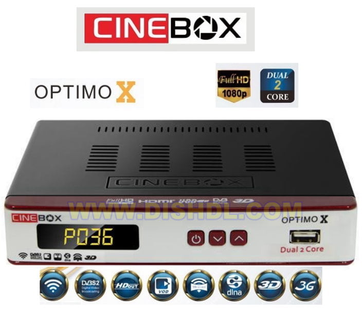 CINEBOX OPTIMO X SOFTWARE UPDATE