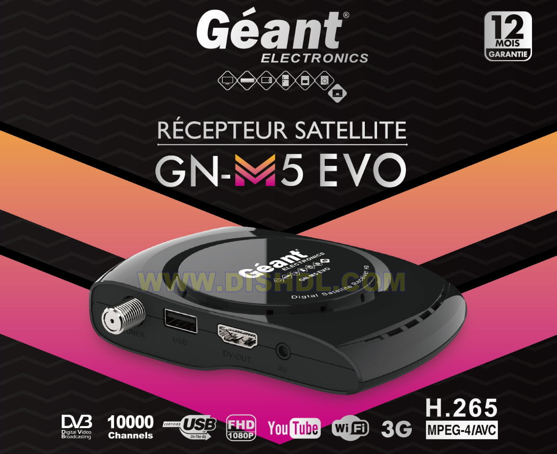 GEANT GN-M5 EVO SOFTWARE UPDATE