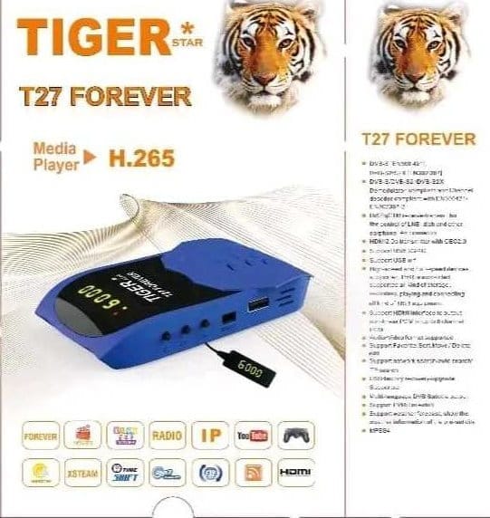 TIGER T27 FOREVER RECEIVER SOFTWARE UPDATE