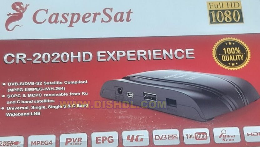 CASPERSAT CR-2020HD EXPERIENCE SOFTWARE UPDATE CASPERSAT CR-2020HD EXPERIENCE SOFTWARE UPDATE