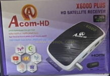 ACOM-HD X6000 PLUS NEW SOFTWARE UPDATE