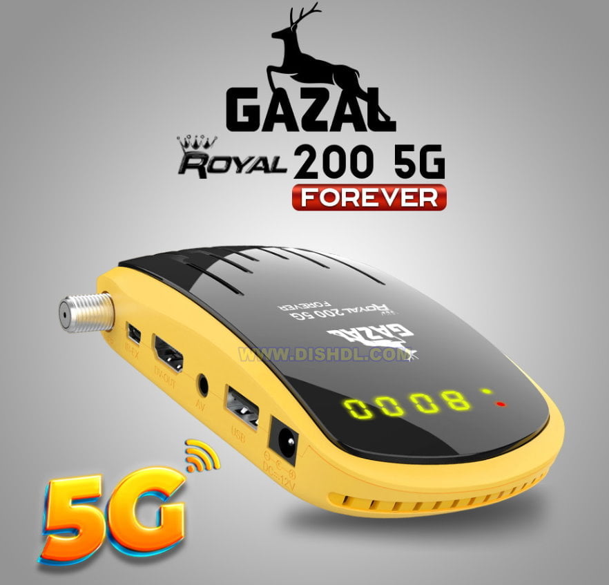 GAZAL R-200 PLATINUM 5G SOFTWARE UPDATE
