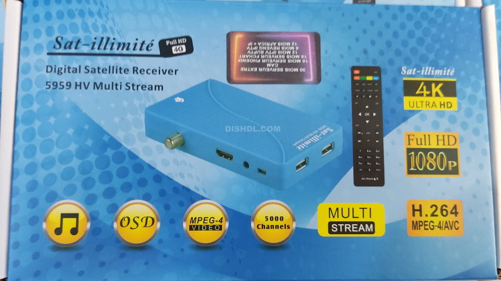 SAT-iLLIMITE 5959 HV MULTI STREAM SOFTWARE UPDATE SAT-iLLIMITE 5959 HV MULTI STREAM SOFTWARE UPDATE