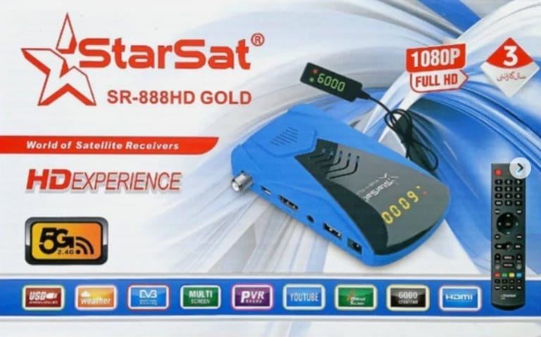 StarSat SR-888HD GOLD NEW SOFTWARE UPDATE
