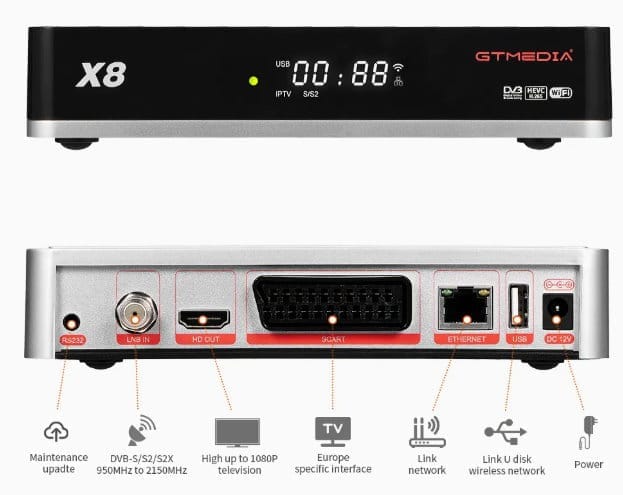GTMEDIA X8 NEW SOFTWARE UPDATE GTMEDIA X8 NEW SOFTWARE UPDATE