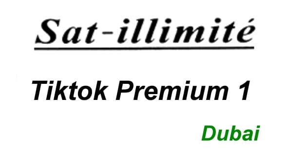 SAT-ILLIMITE TIKTOK PREMIUM 1 DUBAI SOFTWARE UPDATE