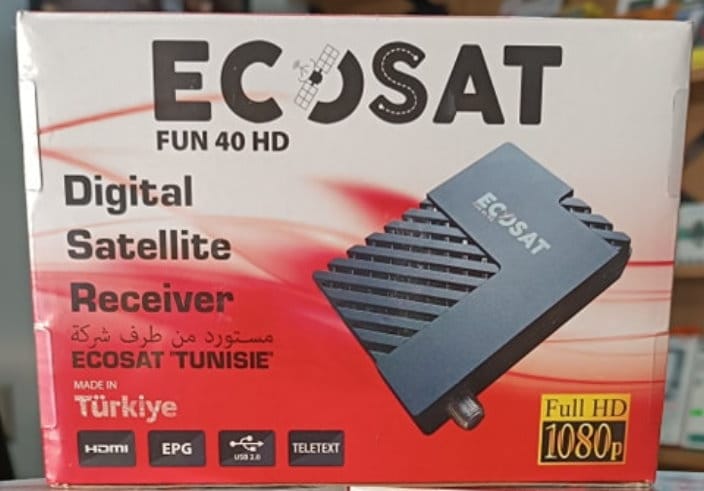 ECOSAT FUN 40 HD SOFTWARE UPDATE