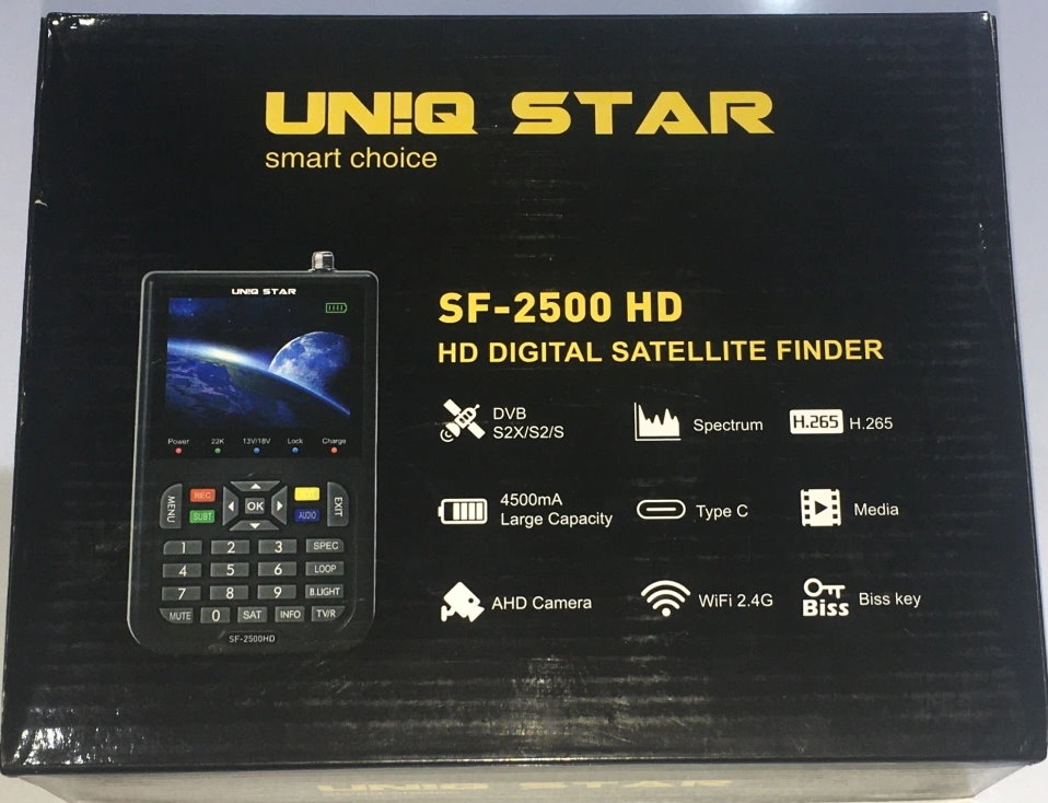UNIQSTAR SF-2500 HD DIGITAL SATELLITE FINDER SOFTWARE UNIQSTAR SF-2500 HD DIGITAL SATELLITE FINDER SOFTWARE