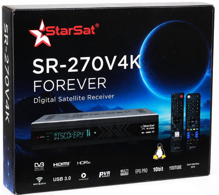 STARSAT SR-270V4K SOFTWARE UPDATE